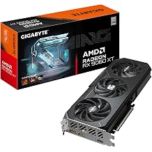 GIGABYTE Radeon RX 9060 XT Gaming OC 8G Graphics Card, PCIe 5.0, 8GB GDDR6, GV-R9060XTGAMING OC-8GD Video Card