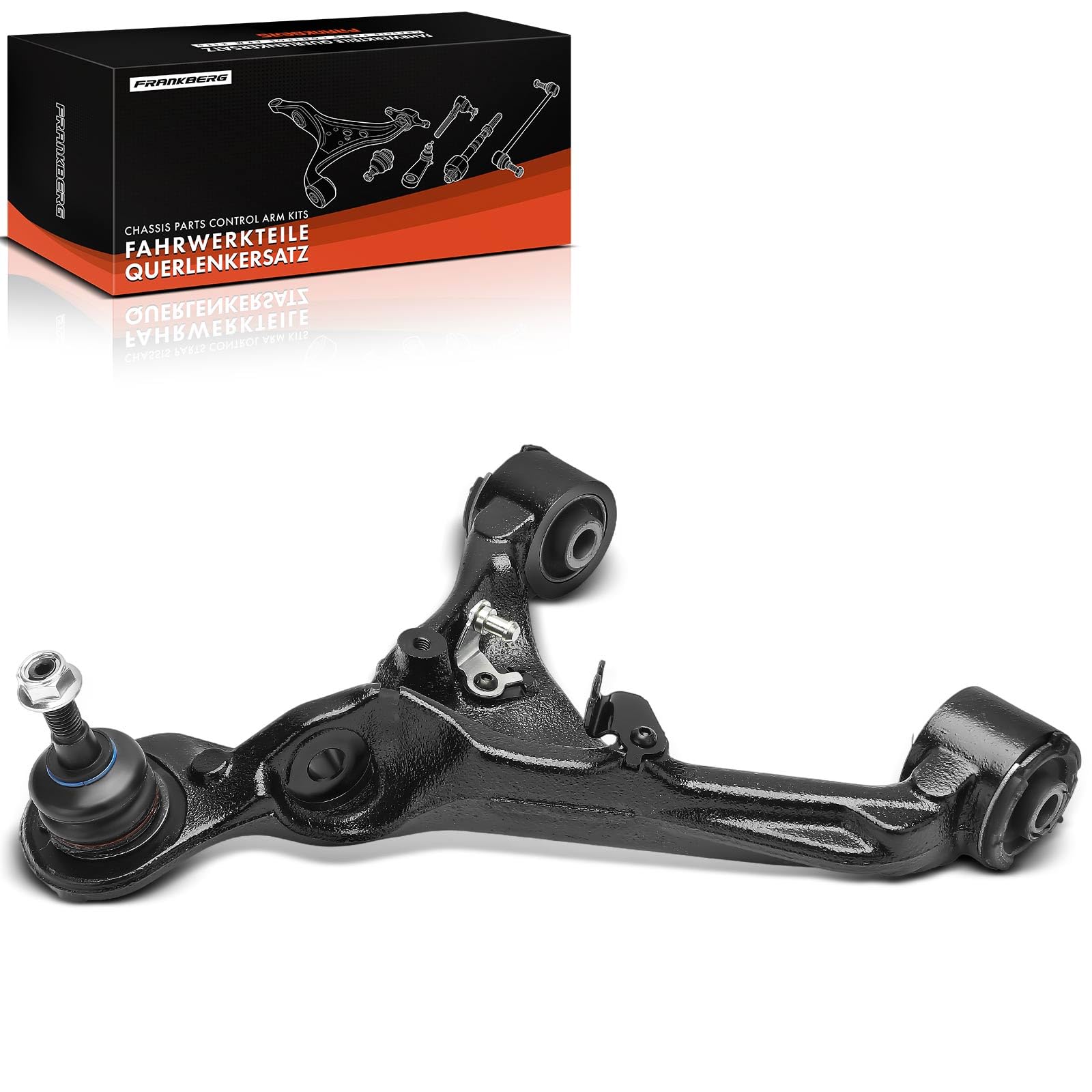 Frankberg Suspensión de la rueda del brazo de control delantero derecho | Al frente, bien, RBJ500840; RBJ500840; Compatible con: Discovery III L319, Discovery III Furgoneta L319