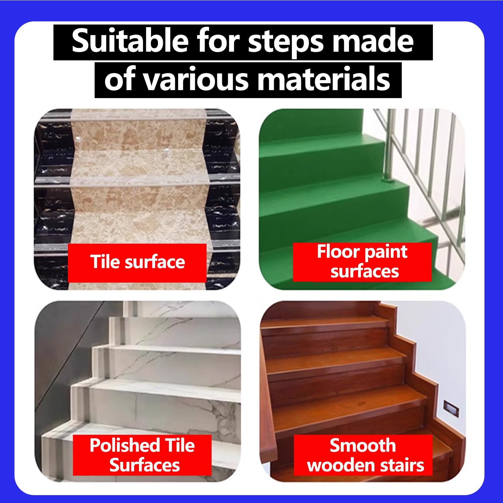 Borde De Escalera De Goma De PVC, Perfil De Borde De Escalera Autoadhesivo, Perfil De ÁNgulo De La Nariz De La Escalera, Borde Antideslizante, Para Peldaños De Interior Y Exterior, Cantonera Protector