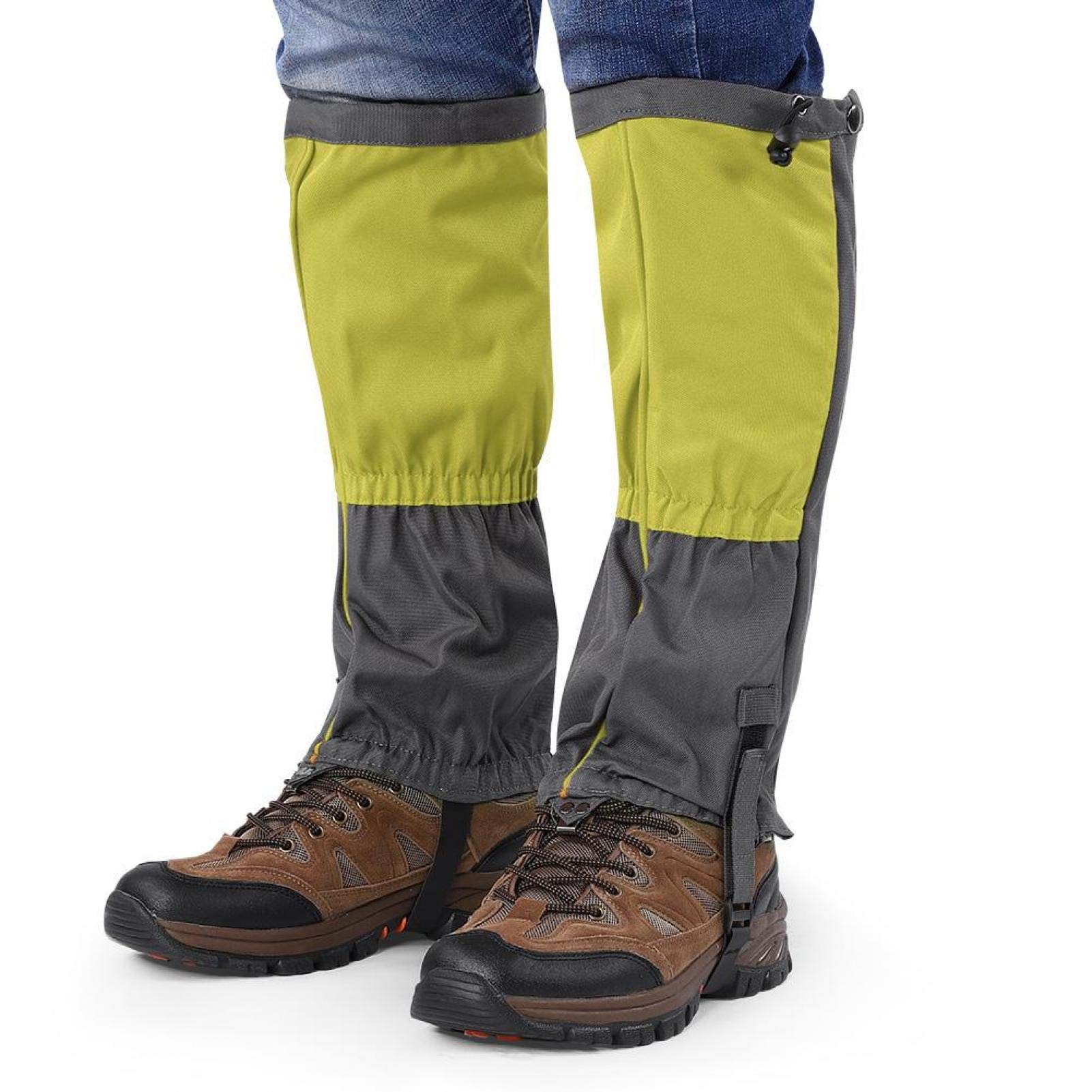 Leg Gaiters Leg Gaiters Waterproof for Men and Women Snow Boot Gaiters Hiking Gaiters Snow Gaiter Ski Gaiter Shoe Boots Cover(green) - Image 4