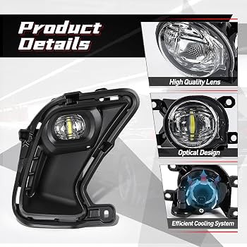 AFOGGEST LED Fog Light For Toyota Grand Highlander 2024 2025 Front