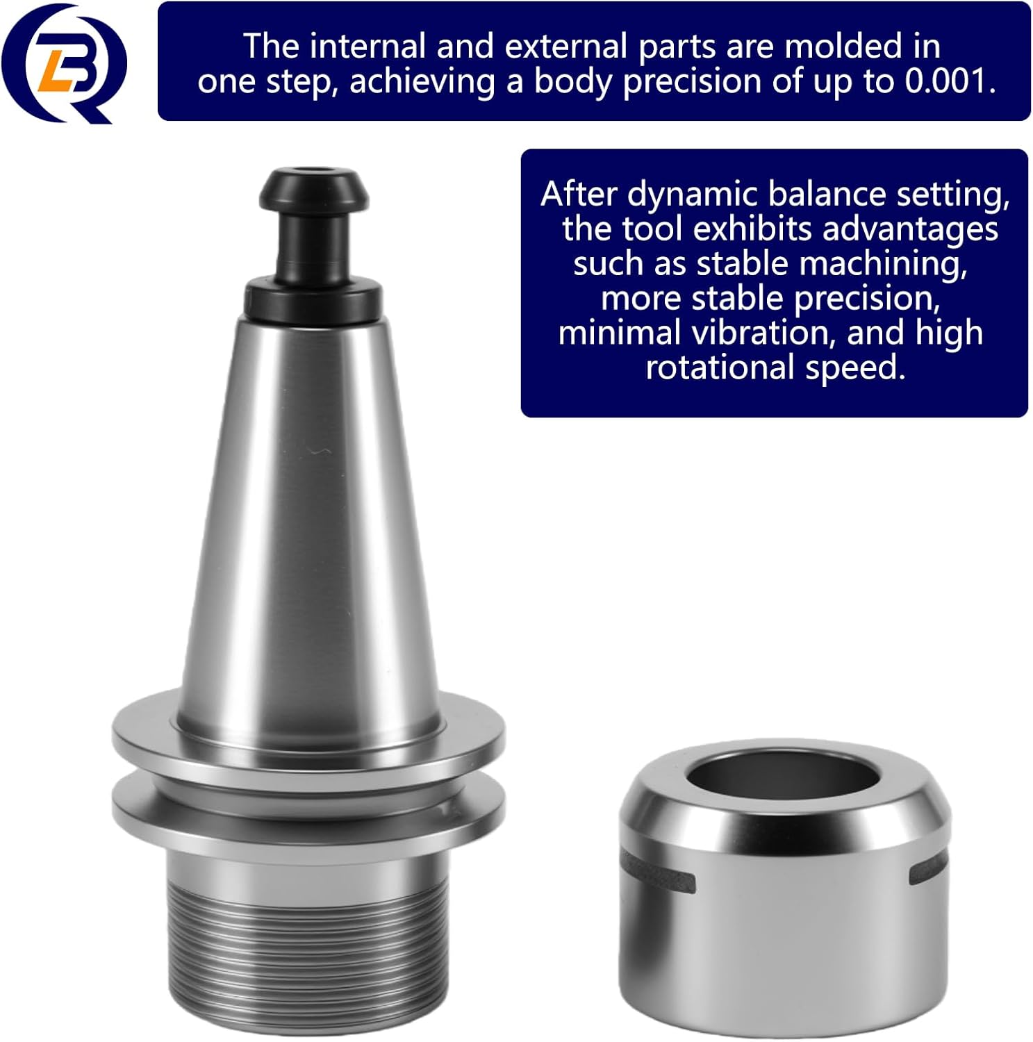 ISO20 ER20 35L Collet Chuck Holder, ISO20 & ER20 Wrench G2.5 Balance, 30,000 RPM CNC Milling Spindle Tool Holder Key Wrench Set