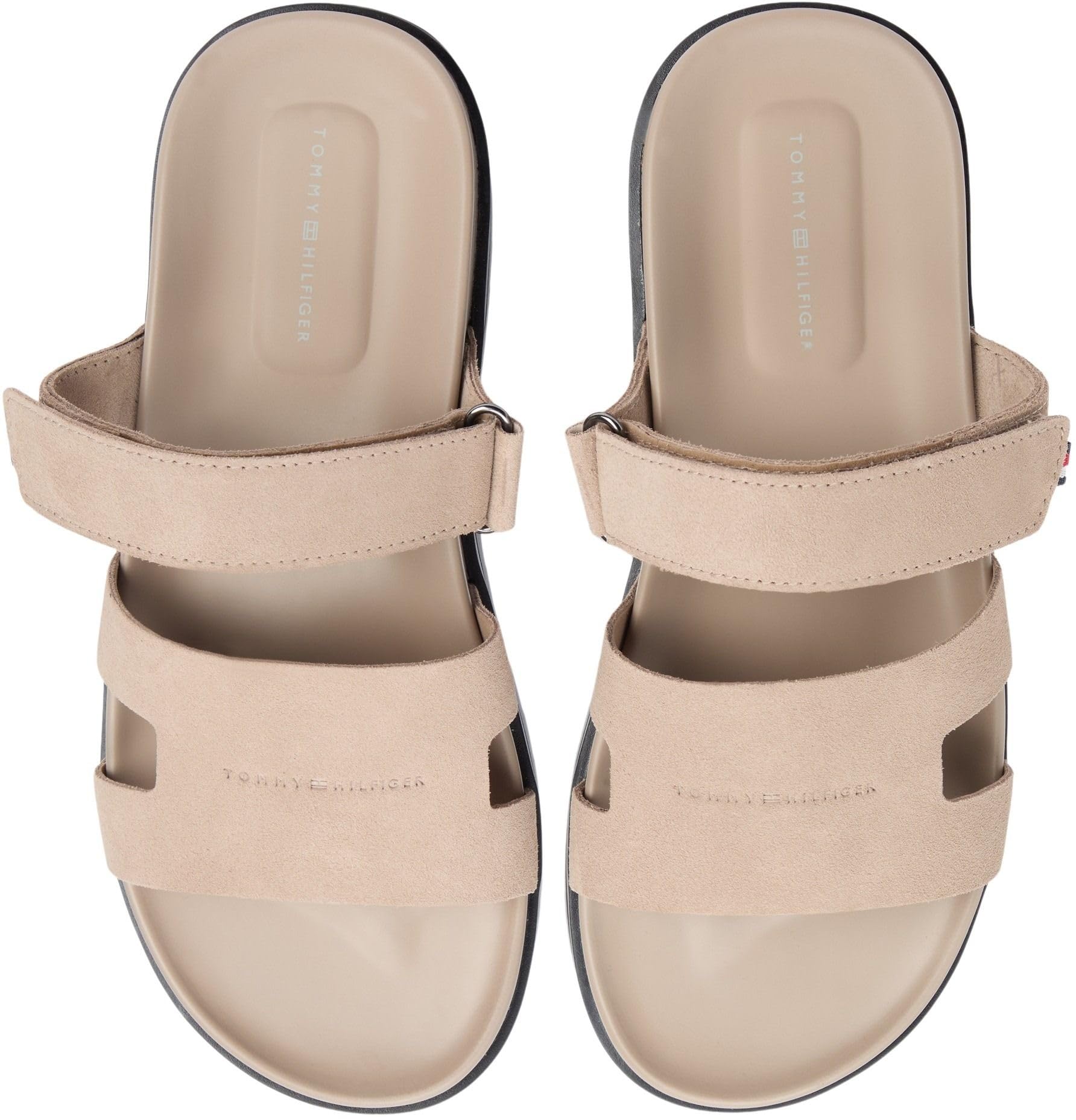 Tommy Hilfiger Herren Adjustable Premium Suede Sandal Fm0fm05774Flache Sandalen