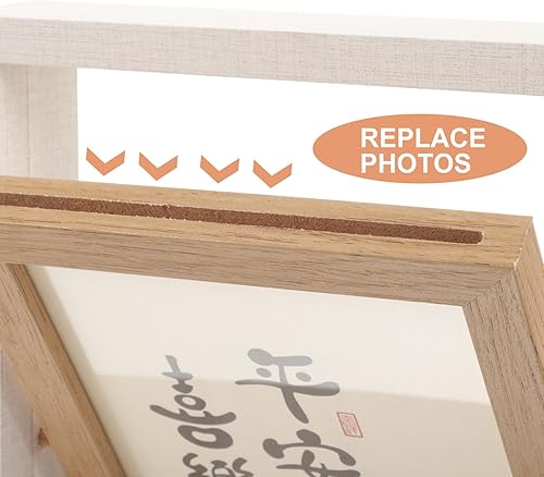 Miniatura 9 de Decoración de escritorio para parejas, regalos retro, marco de fotos, exquisito marco de fotos para dormitorio, soporte para fotos, decoración de