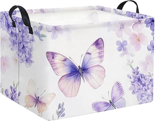 Miniatura 29 de Cesta rectangular de almacenamiento para niños, cesta de almacenamiento para bebés con asas para el hogar, cocina, niños y niñas, lindo contenedor