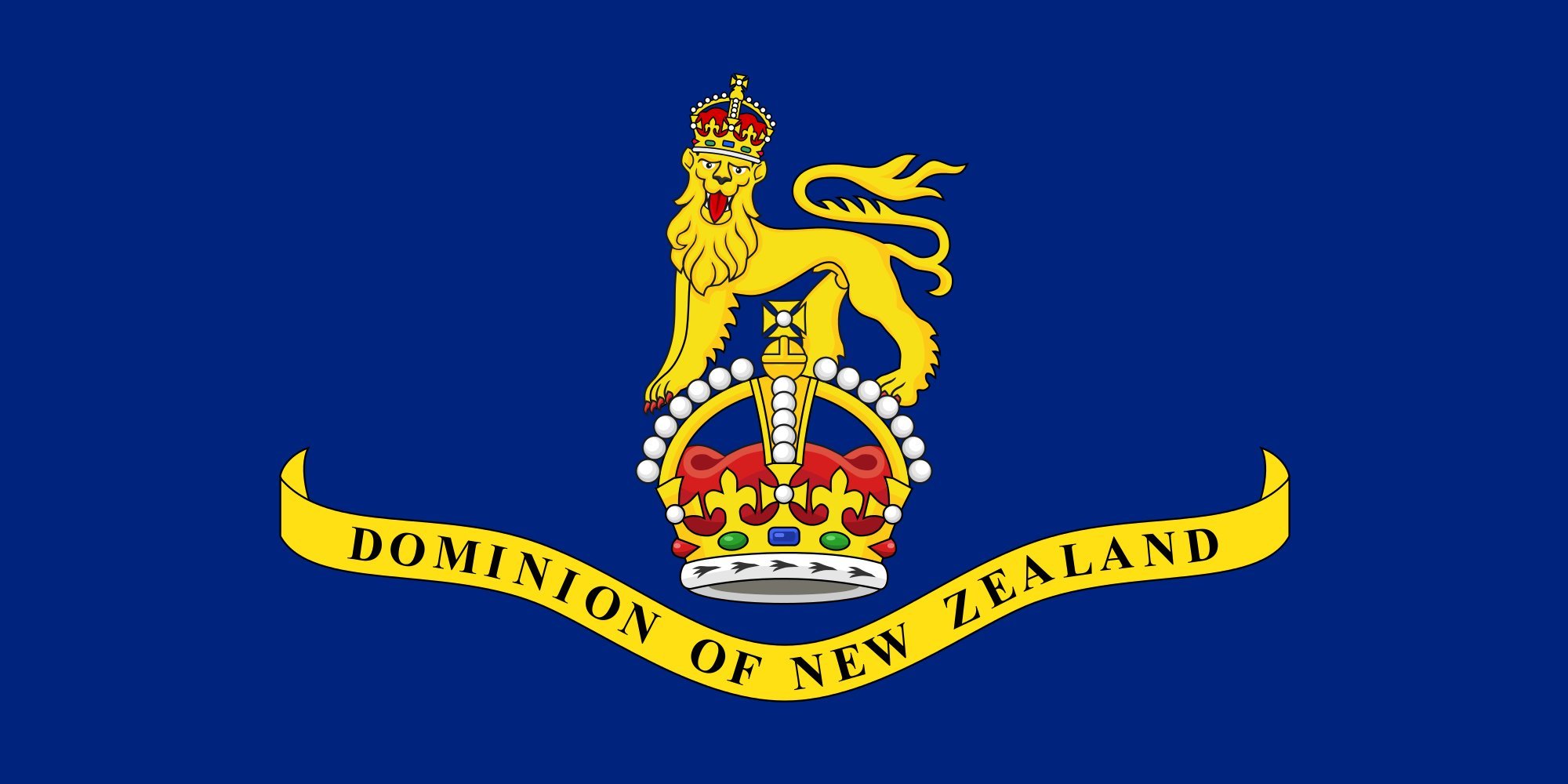 Drapeau Governor-General of New Zealand 1936–1947 grand format pour reconstitution fidèle