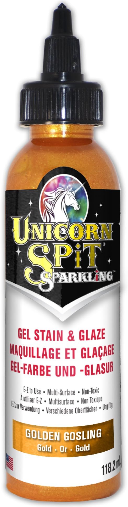 Unicorn Spit Sparkling Golden Gosling 118ml Gold Glitter Paint Gel Stain