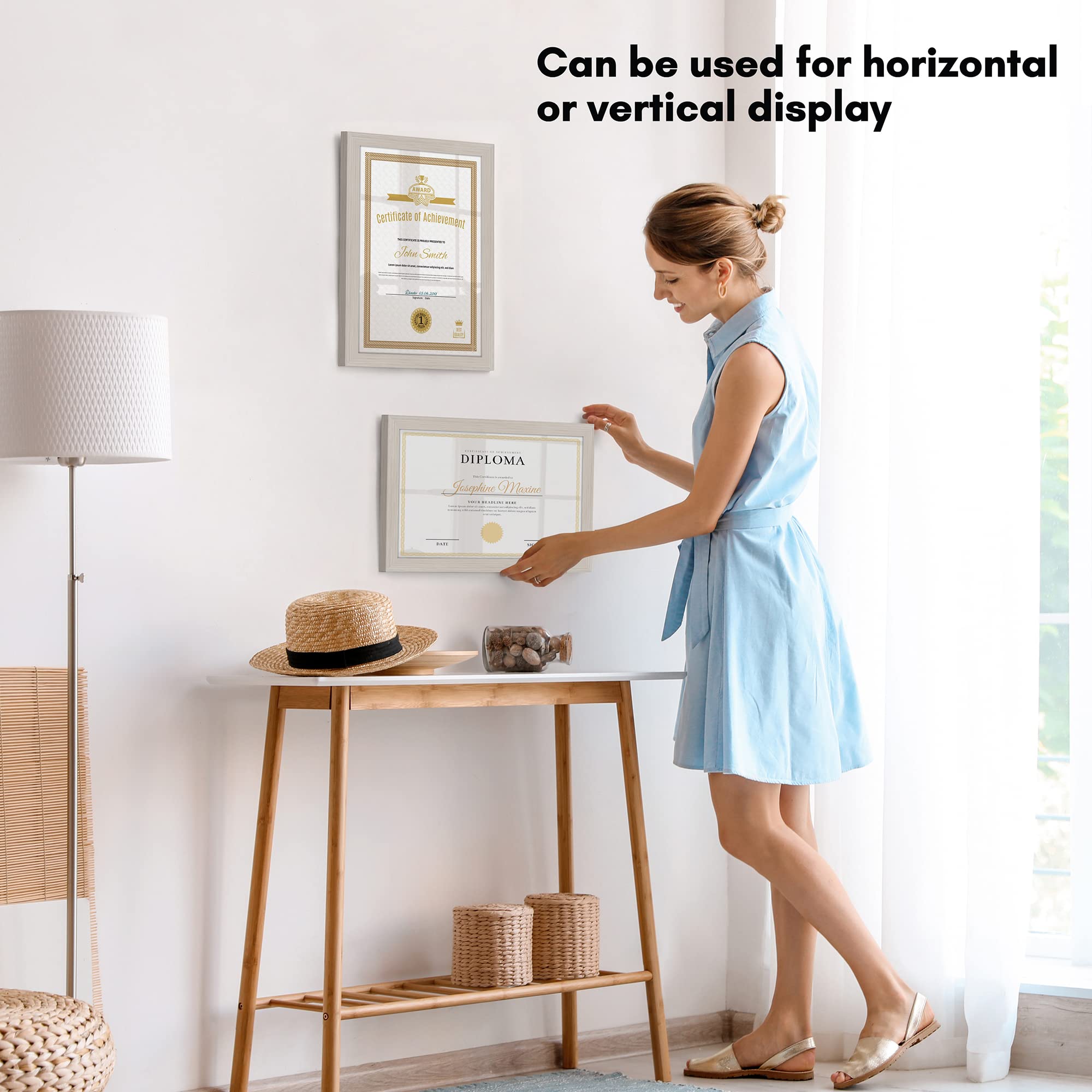 Amazon.co.jp: Americanflat 8.5x14インチ 写真フレーム 飛散防止