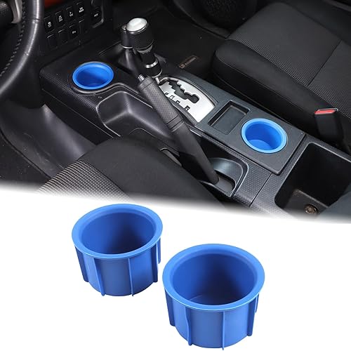 Soporte para taza de consola central compatible con Toyota FJ Cruiser 2007-2021, organizador de consola de cambio de marchas, soporte de taza de
