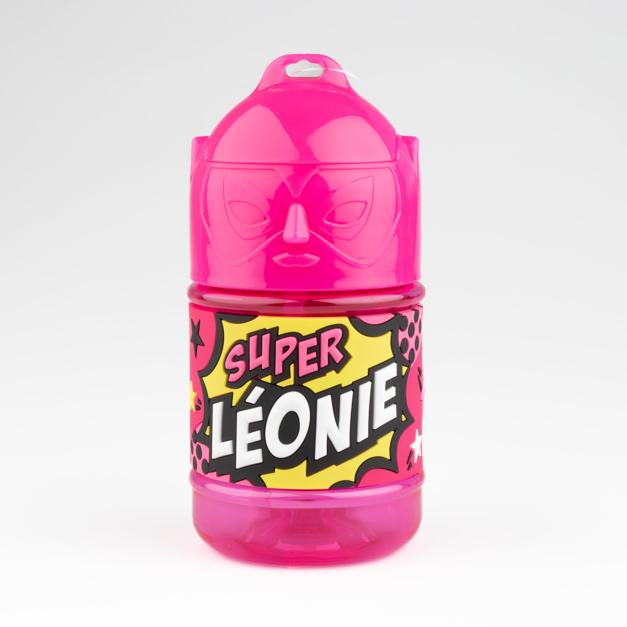 Personalised Children's Water Bottle with Straw - Super Léonie