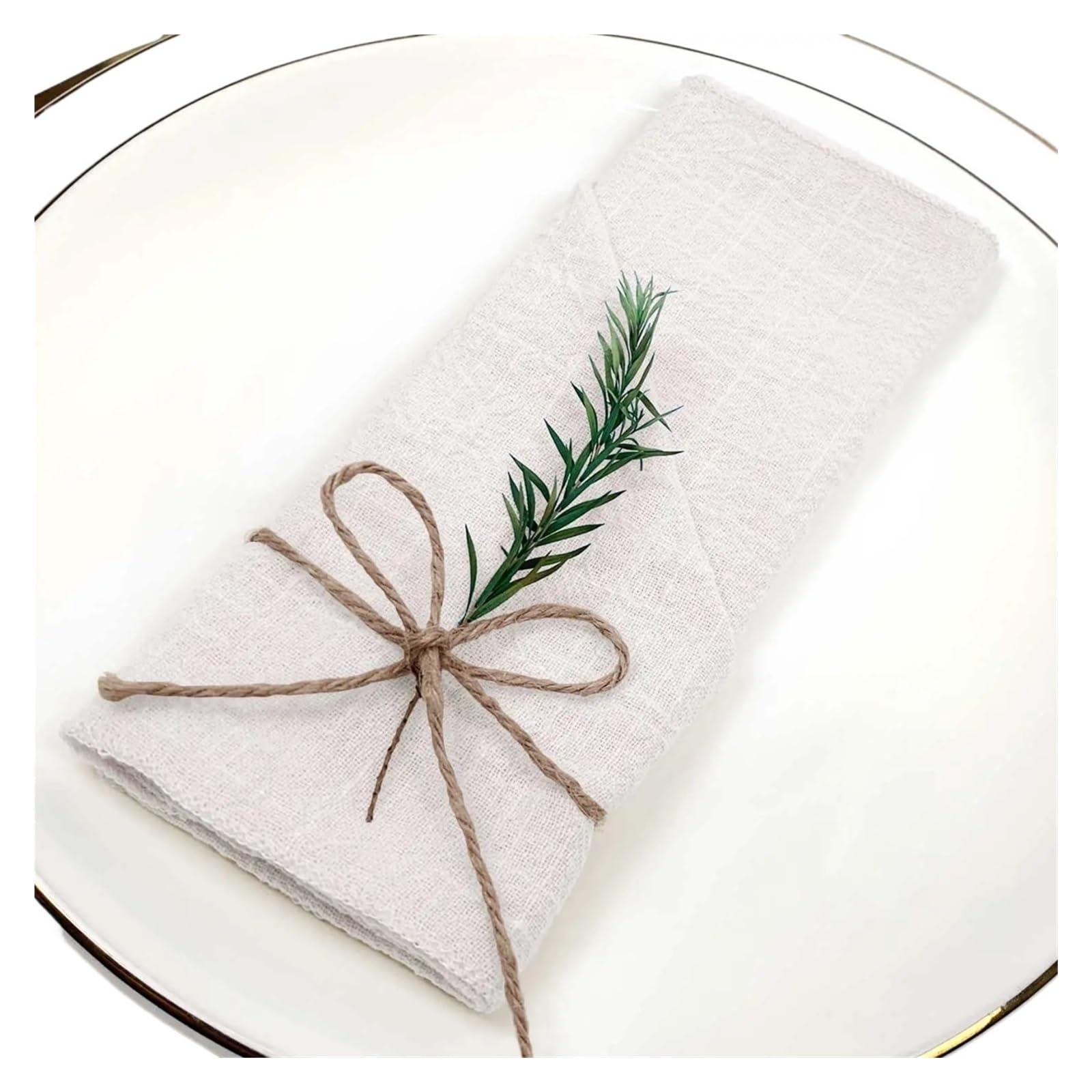 Gauze Cotton Napkins Rustic 12pcs 30x30cm for table