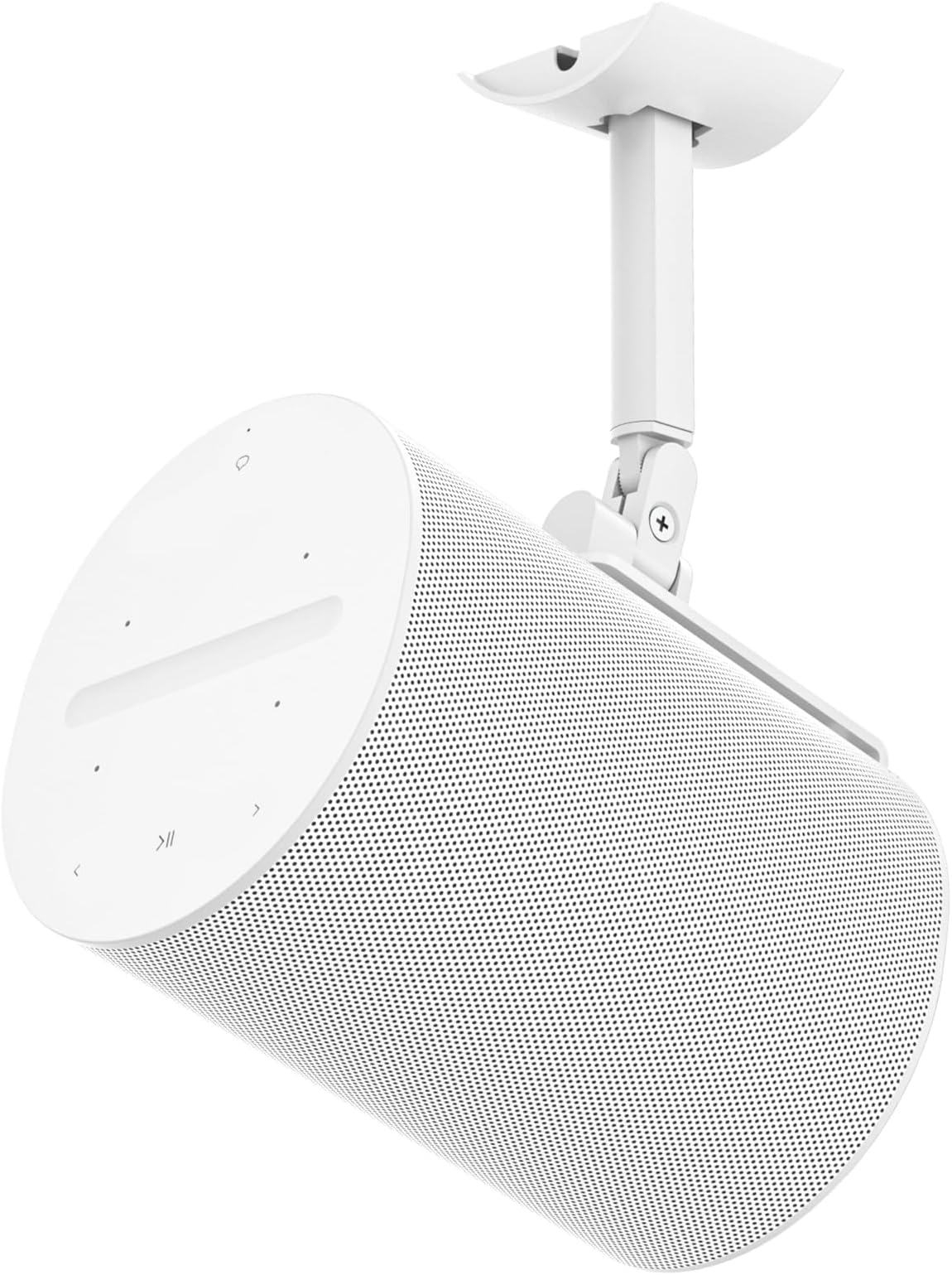 Wall Mounts for Sonos Era 100 and Sonos Era 100 SL Ceiling Mount – Tilt & Swivel Adjustable Bracket, Wall or Ceiling Mount Install, Space-Saving Design, Metal Heavy Duty, White