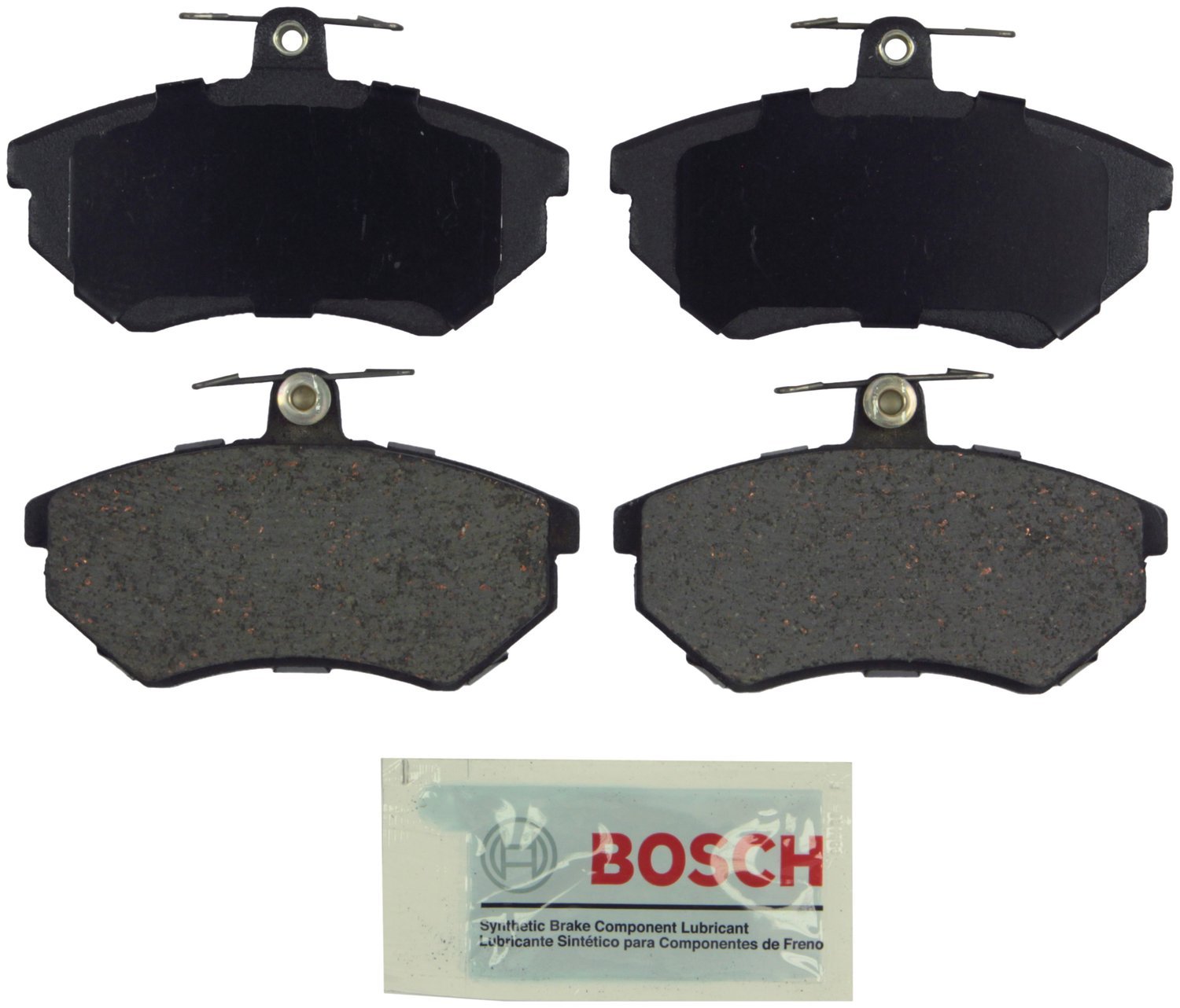 Bosch BE1324H Blue Disc Brake Pad Set with Hardware - FRONT — view 48