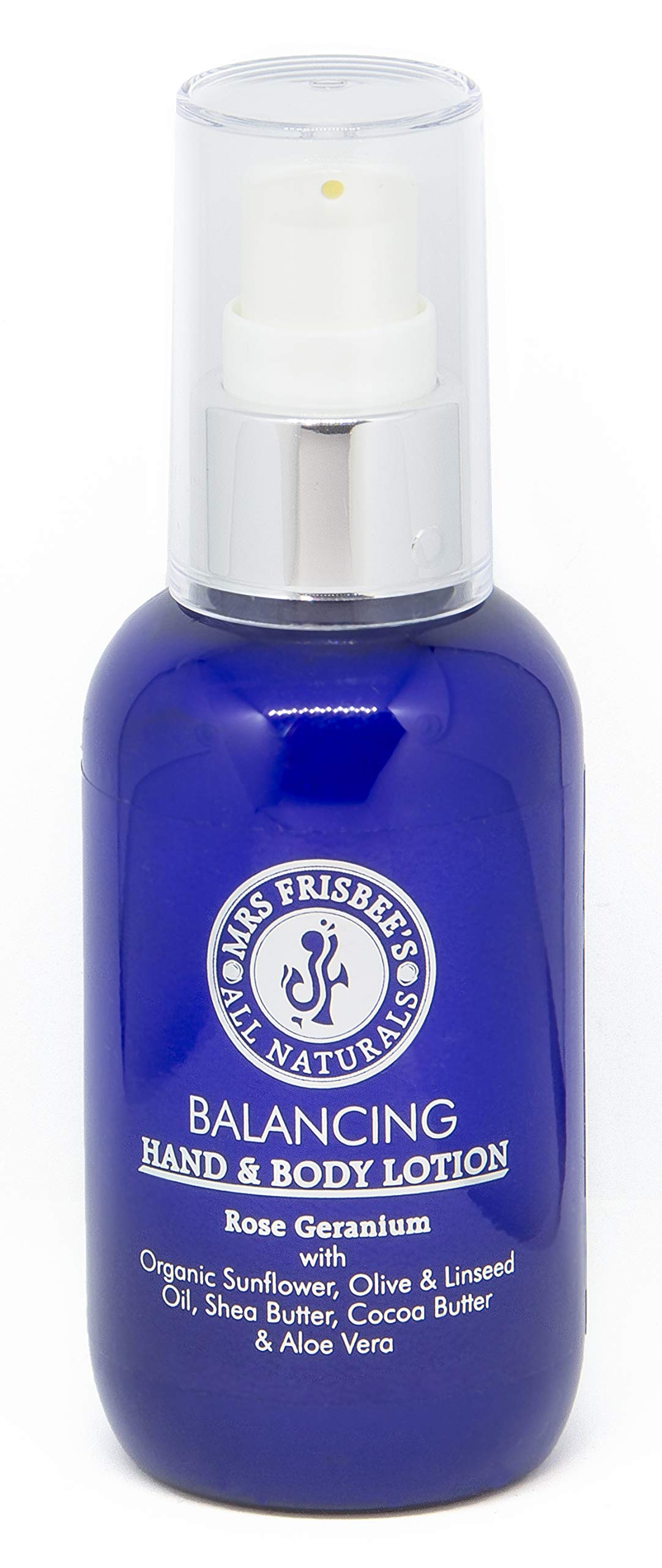 Balancing Organic Hand & Body Lotion/Made with Rose Geranium Pure Essential Oil/Handmade/Natural/Vegan/Natural Botanical Ingredients/Cruelty Free