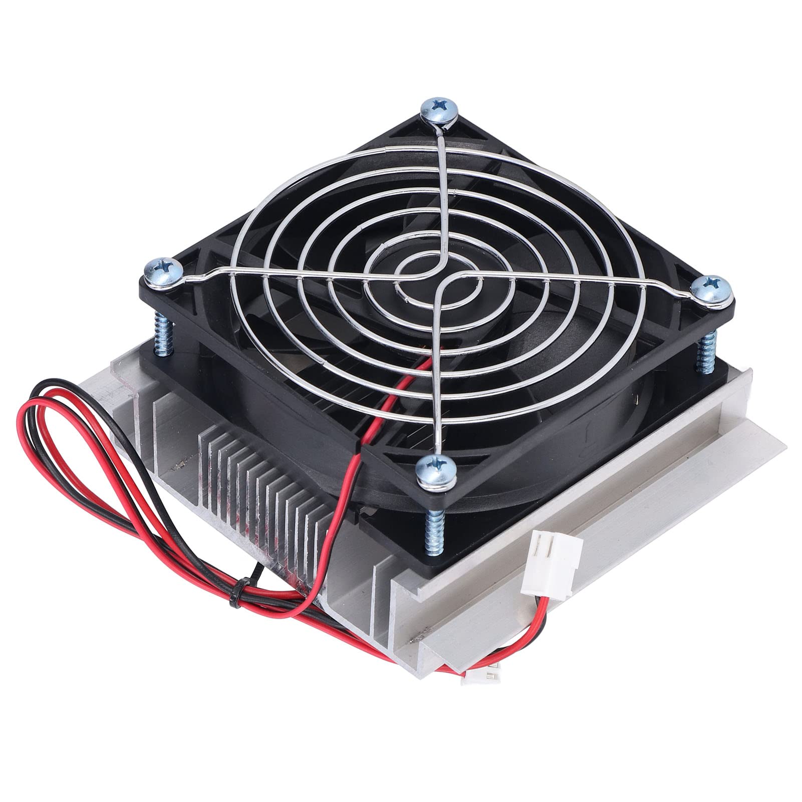 Refrigeration Cooler Semiconductor Water Cooling System Set Kit for DC 12V 6A 72W with Internal Fin Design, Small Space Refrigeration and Study Application