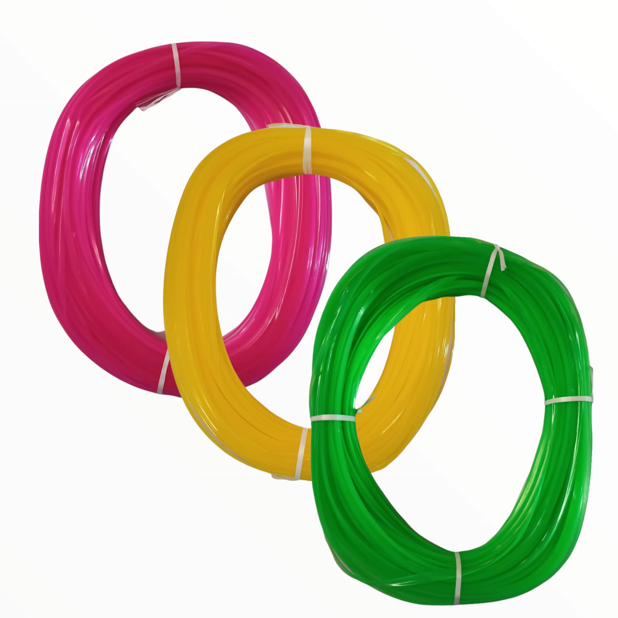 Glass Wire For Basket Making (PINK,YELLOW,GREEN 3) | Transparent/Glossy/Shinning Plastic Wire for Basket making | Glass Wire For Koodai | Glass Wire Roll | ADW Crafts-image-39