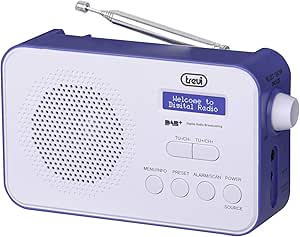 Radio Portatile Trevi DAB 7F92 R - DAB/DAB+, Display Leggibile, Batteria Litio, Blu - Foto 8