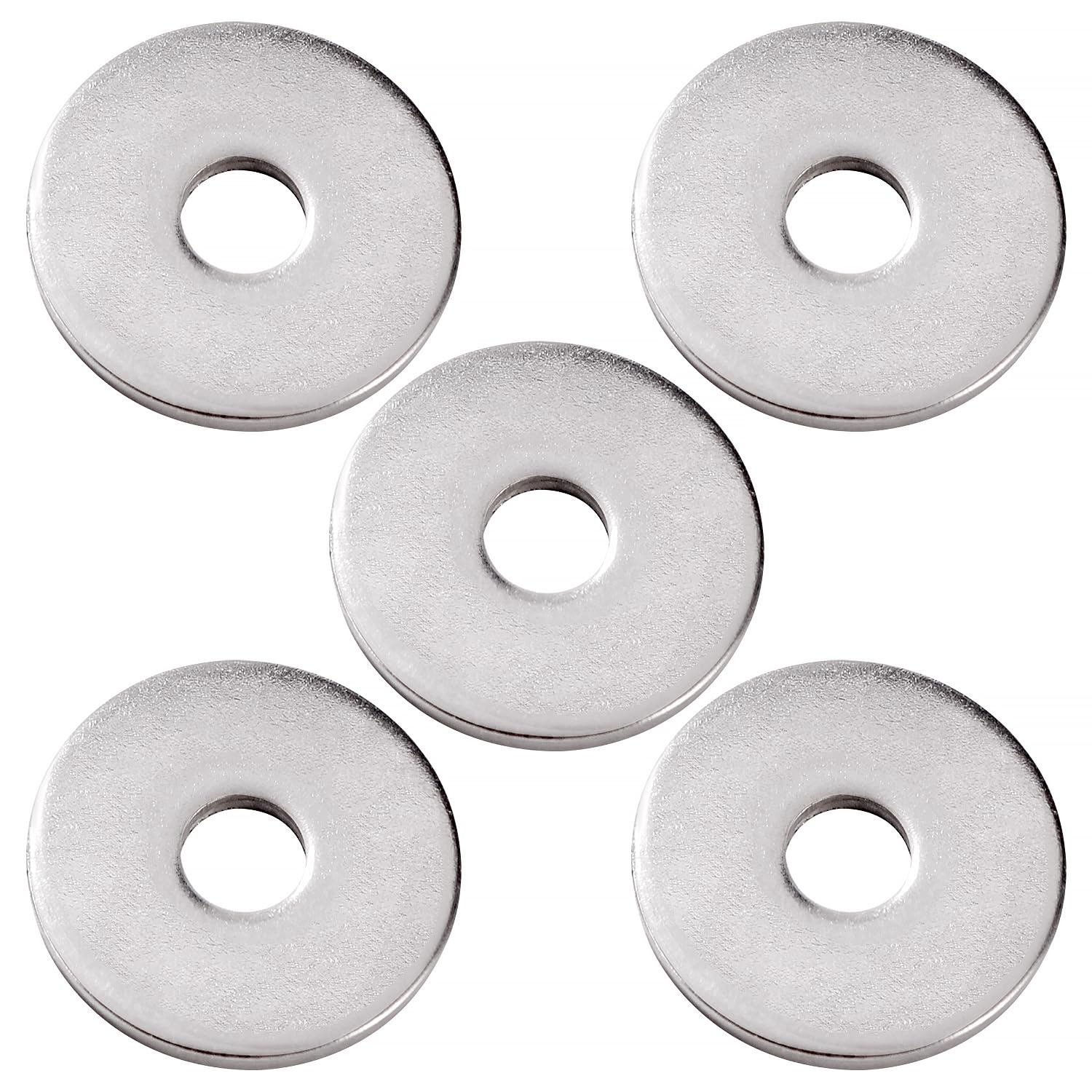 YIXISI 5 PCS M8x30x2 mm Flat Repair Washer, 304 Stainless Steel Flat Washer, Penny Washers for Screws & Bolts