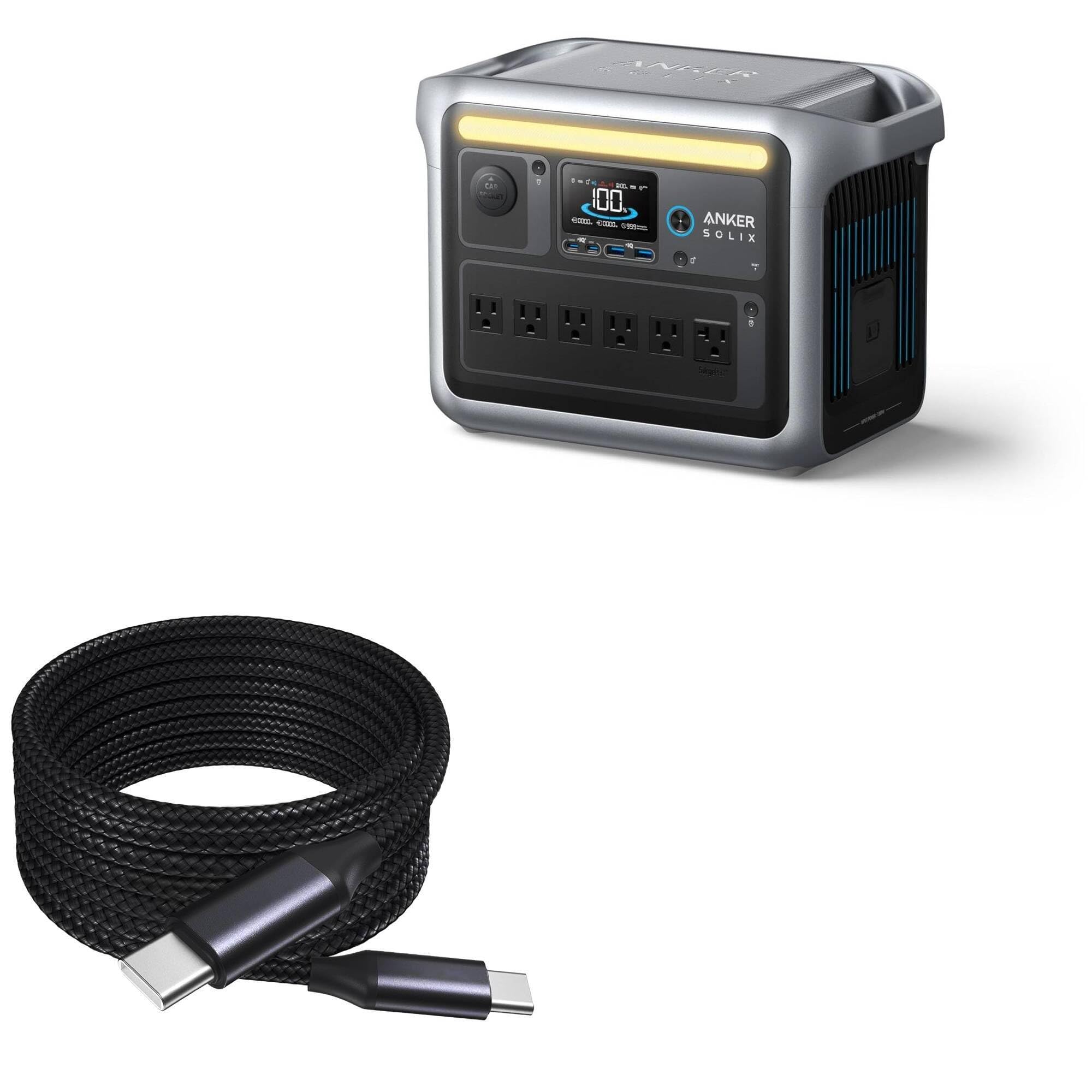 Amazon.com: BoxWave Cable Compatible with Anker SOLIX C1000