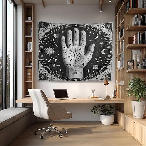 Miniatura 30 de Shrahala Tapiz de meditación, Buda Zen Happiness para colgar en la pared, tapiz grande psicodélico, tapiz decorativo para dormitorio, sala de estar