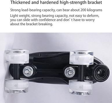 Double Row Roller Skates for Women and Men Fancy Skates Four Wheels Roller Blades Outdoor Sports Adult