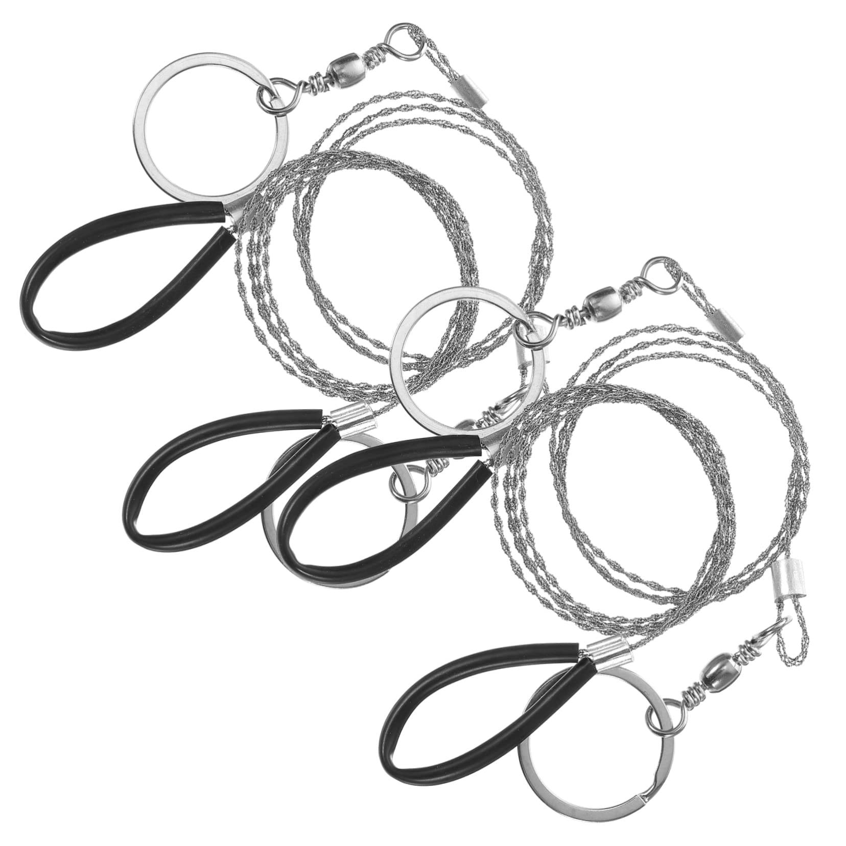 Milisten Handheld 4pcs Survival Wire Saws for Gardening Compact Camping Wire Saws Wire for