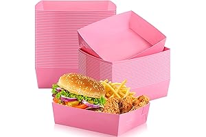 Uiifan 50 Pack Paper Food Trays for Party