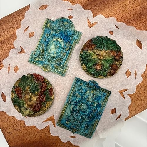 Miniatura 6 de Molde de arte para plastia, marco y placa de arcilla seca al aire de Polyclay