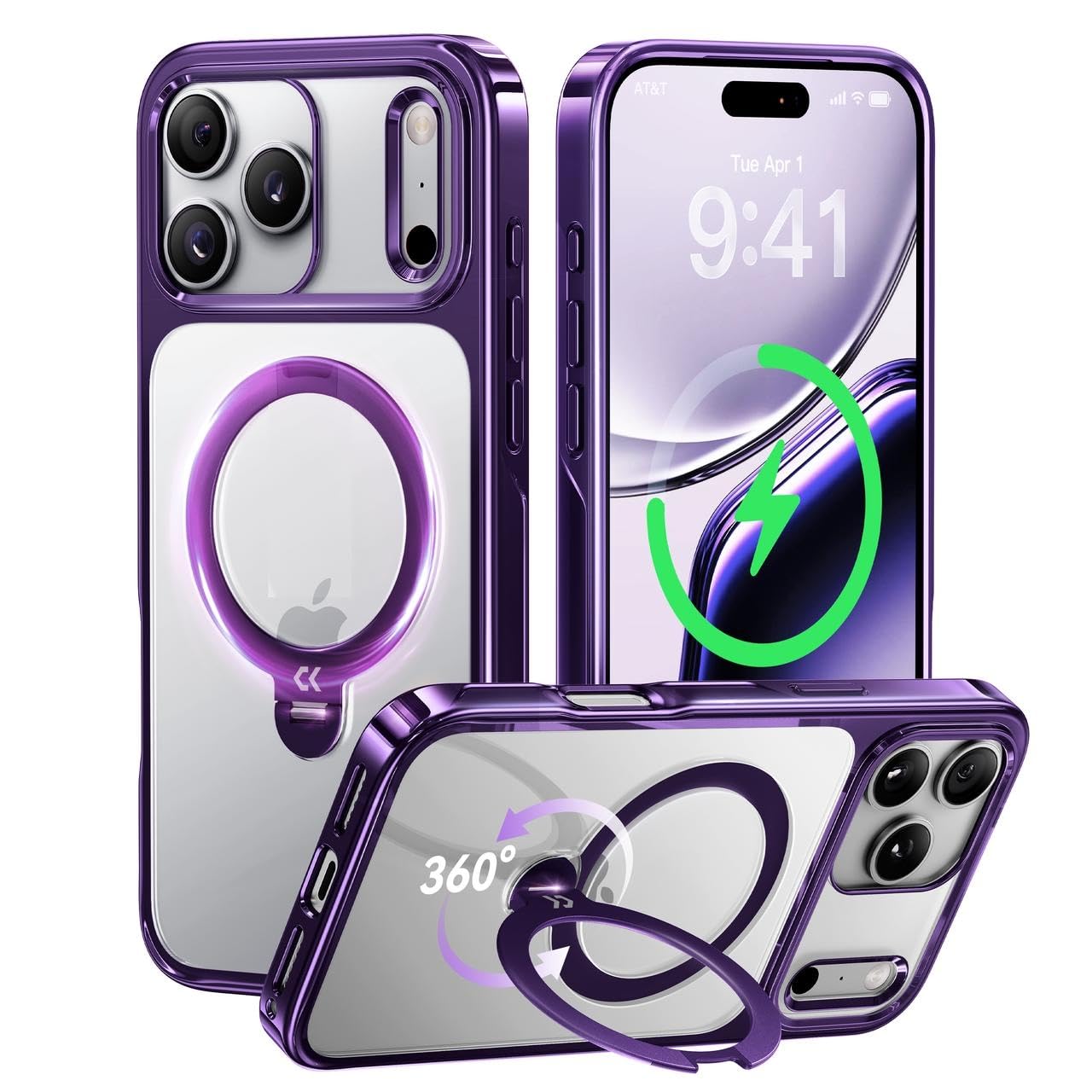 Photo 1 of CASEKOO iPhone 17 Pro Max Case with Magnetic Stand