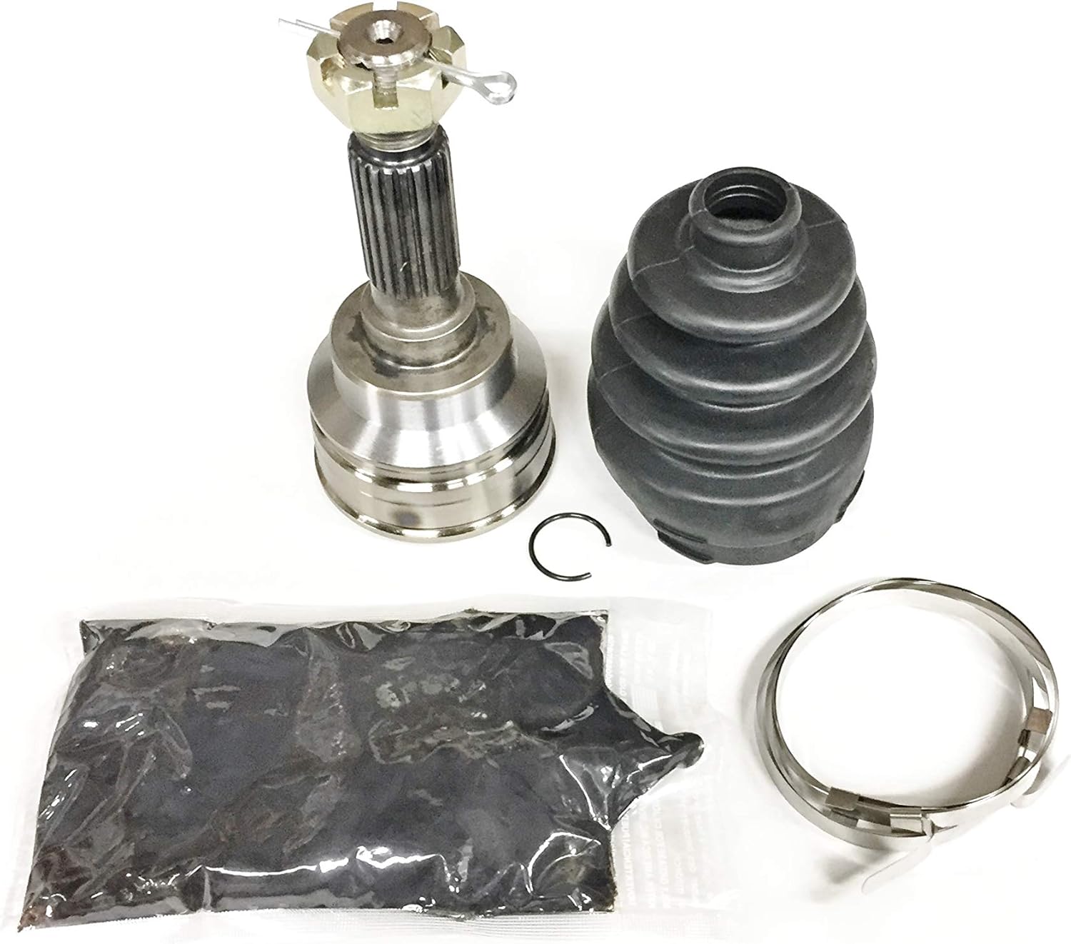 CV Joint Kit for Suzuki King Quad 450 500 750 64933-31G10 Rear Outer Precision Machined Heat-Treated Smooth Articulation Quality Grease ATVPC