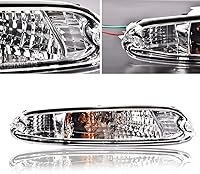 Vista 8 de G-PLUS Luces de señal de parachoques delantero compatibles con Mazda MX-5 Miata 1990-1997, luz de señal de estacionamiento montada en parachoques