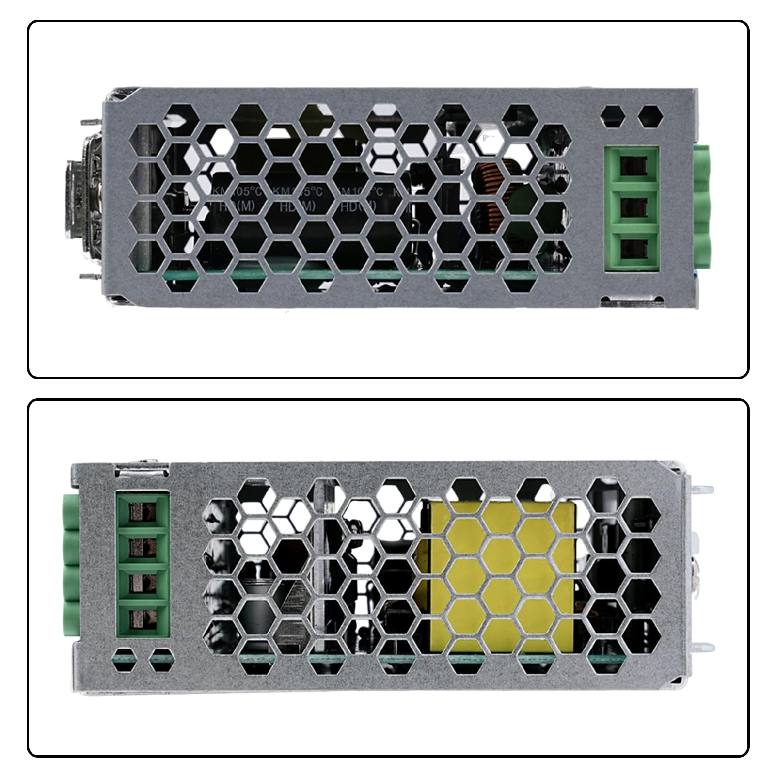 DEWIN Fuente de alimentación de carril DIN, 120W DC 12V 10A DIN rail fuente de alimentación de carril DIN