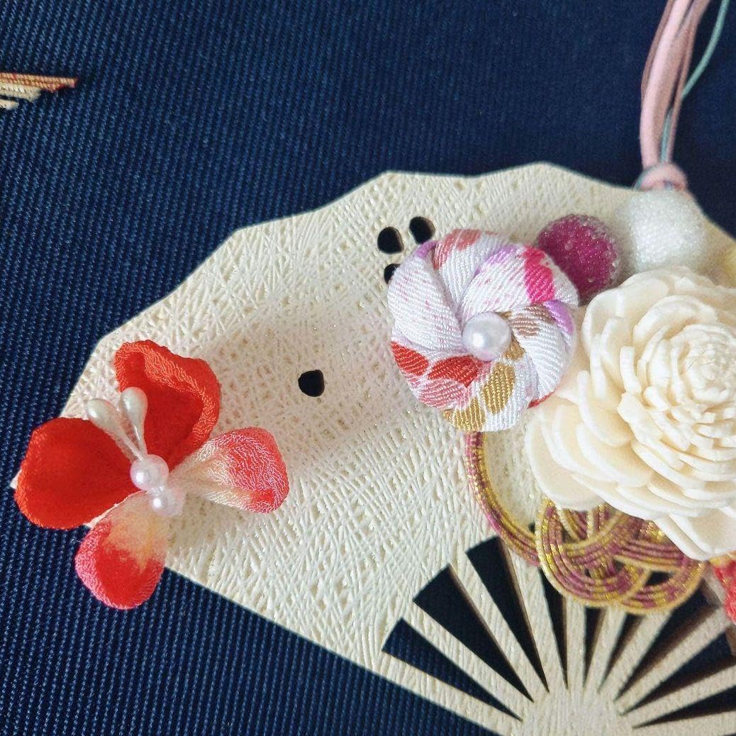 Amazon.co.jp: NO16- 花扇*.゜ちりめん華細工うさぎ.* : Toys & Games