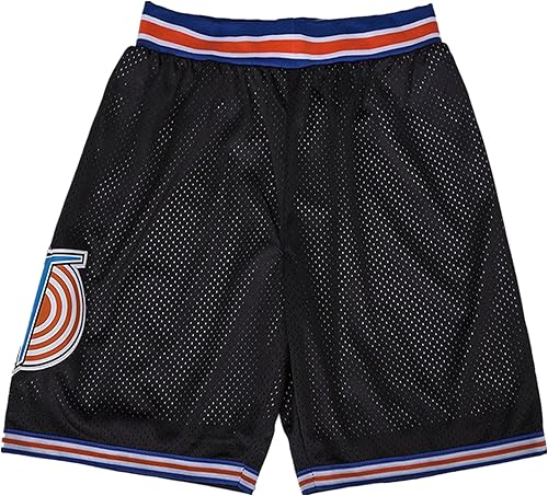 MEBRACS Pantalones cortos de baloncesto para hombre con bolsillos, pantalones cortos deportivos de hip hop de los años 90