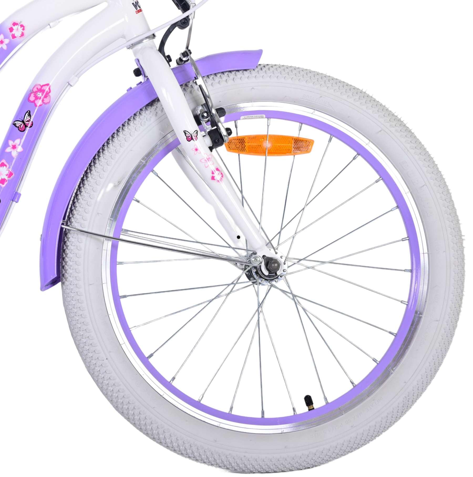 Bicicletta per bambine 20 pollici 6-8 anni cambio Shimano 7 marce cestino portapacchi fuxia