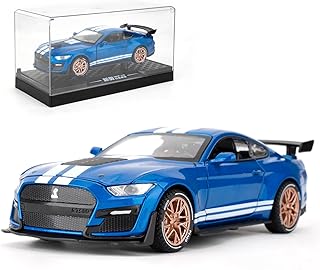 Shelby GT500 Desktop Decoration, Collectible Model for Home Decor, Exquisite Ornament, Blue