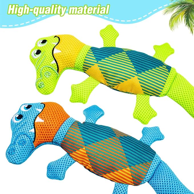 Juguete Flotante para Perros EXPAWLORER 2 Pack Crocodile miniatura 4