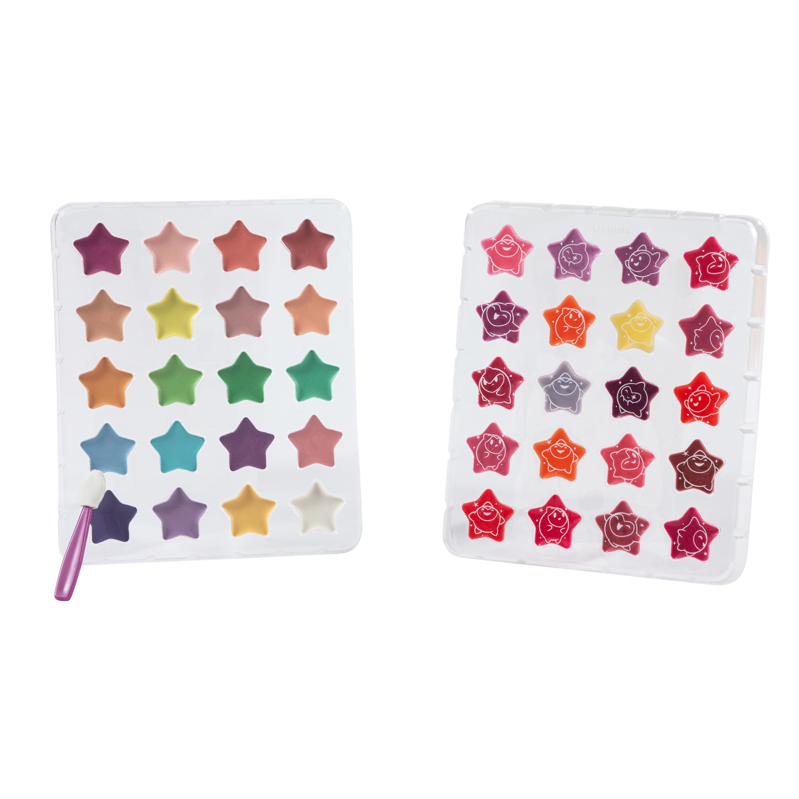 Lip Smacker Disney Wish Makeup Traincase, kuferek na kosmetyki dla dzieci, 50+ produktów do makijażu twarzy, ust i paznokci, w zestawie akcesoria kosmetyczne do włosów i makijażu