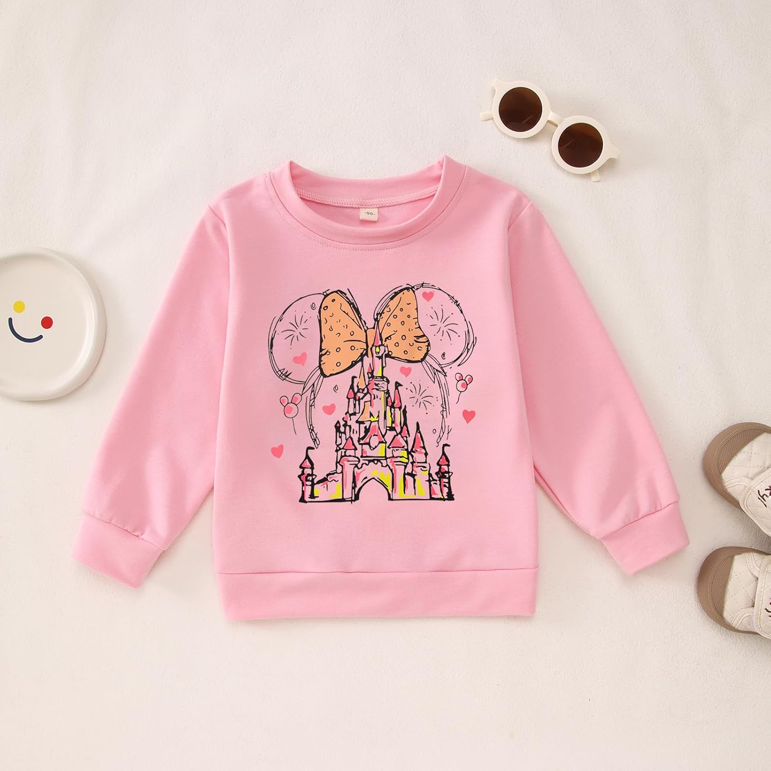 Magical Crewneck Sweatshirt for Toddler Girl Magic Castle Long Sleeve Shirts Kingdom Holiday Family Vacation Outfit - Image 6