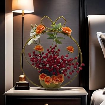 Mini Roses Artificial Flowers,100 Pcs Orange Small Fake Roses