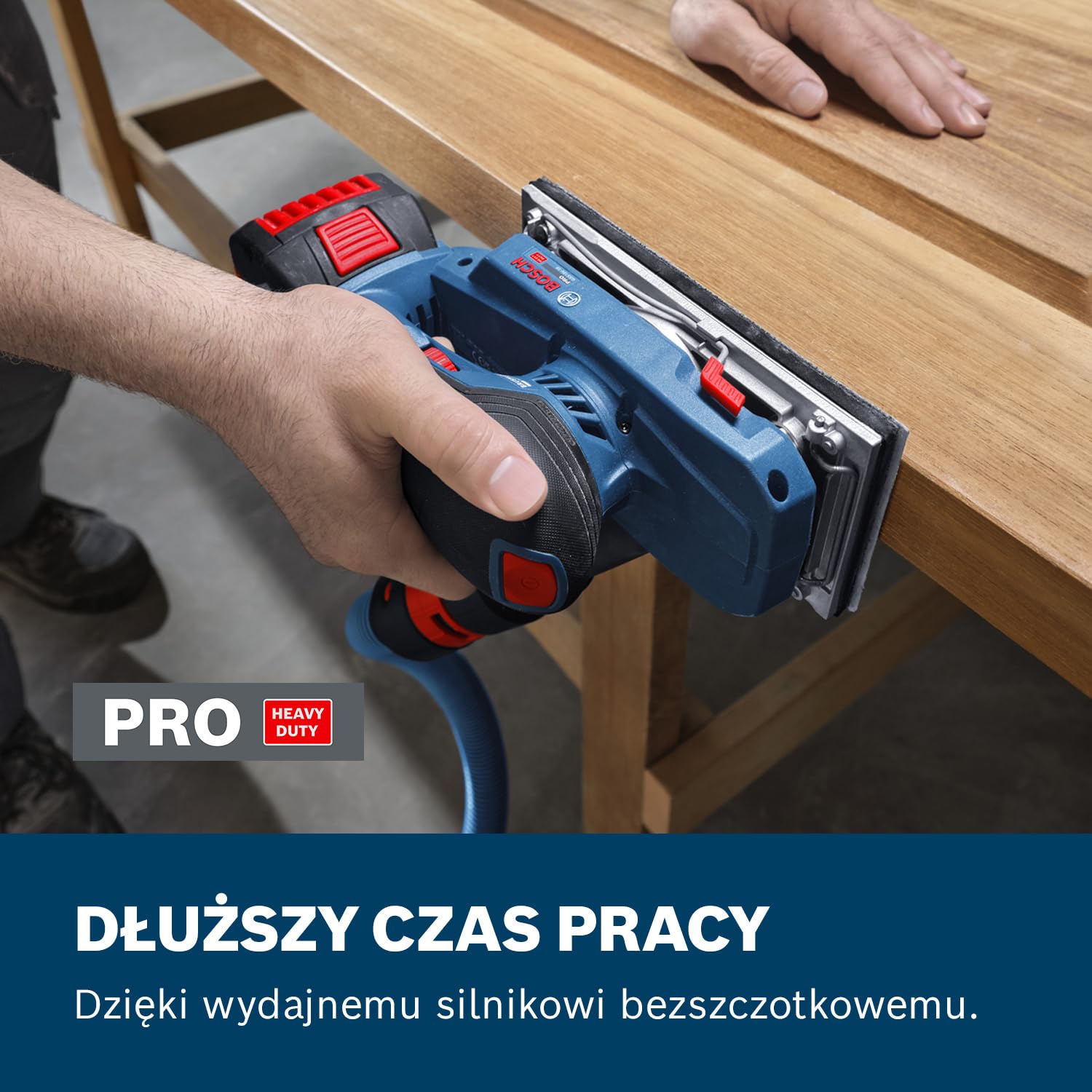 Bosch PRO 18V System Akumulatorowa szlifierka oscylacyjna GSS18V-18 (worek na pył, papier ścierny)