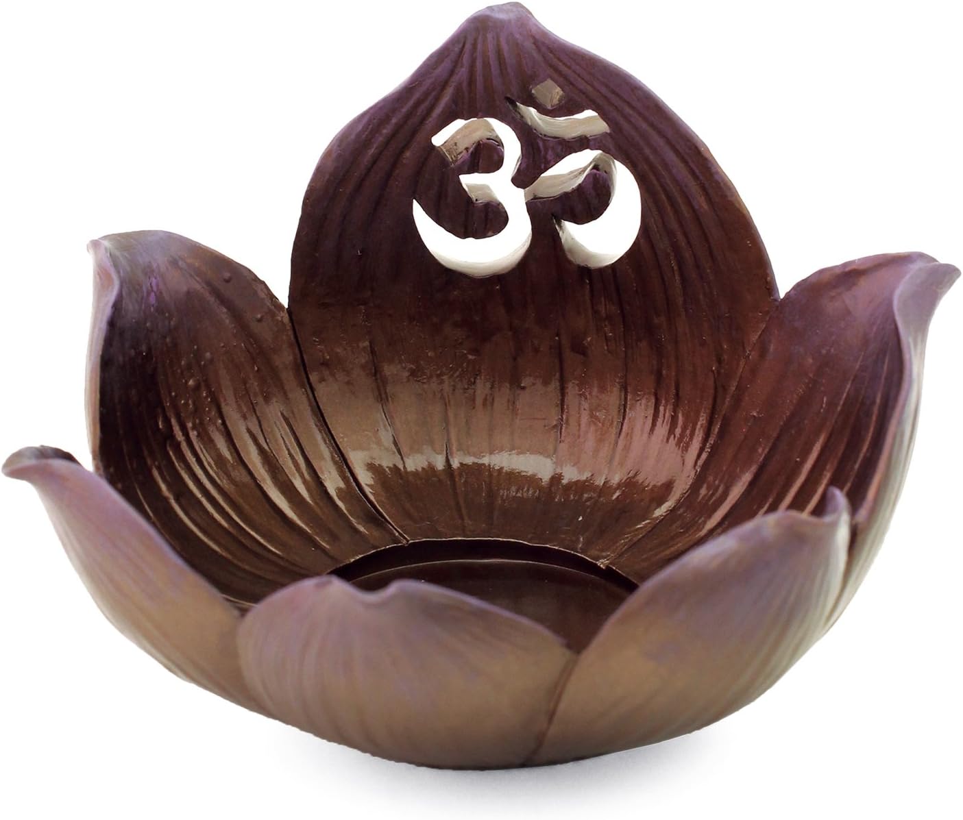 TLT 4.5 Lotus Flower Top with Om Symbol Candle Holder