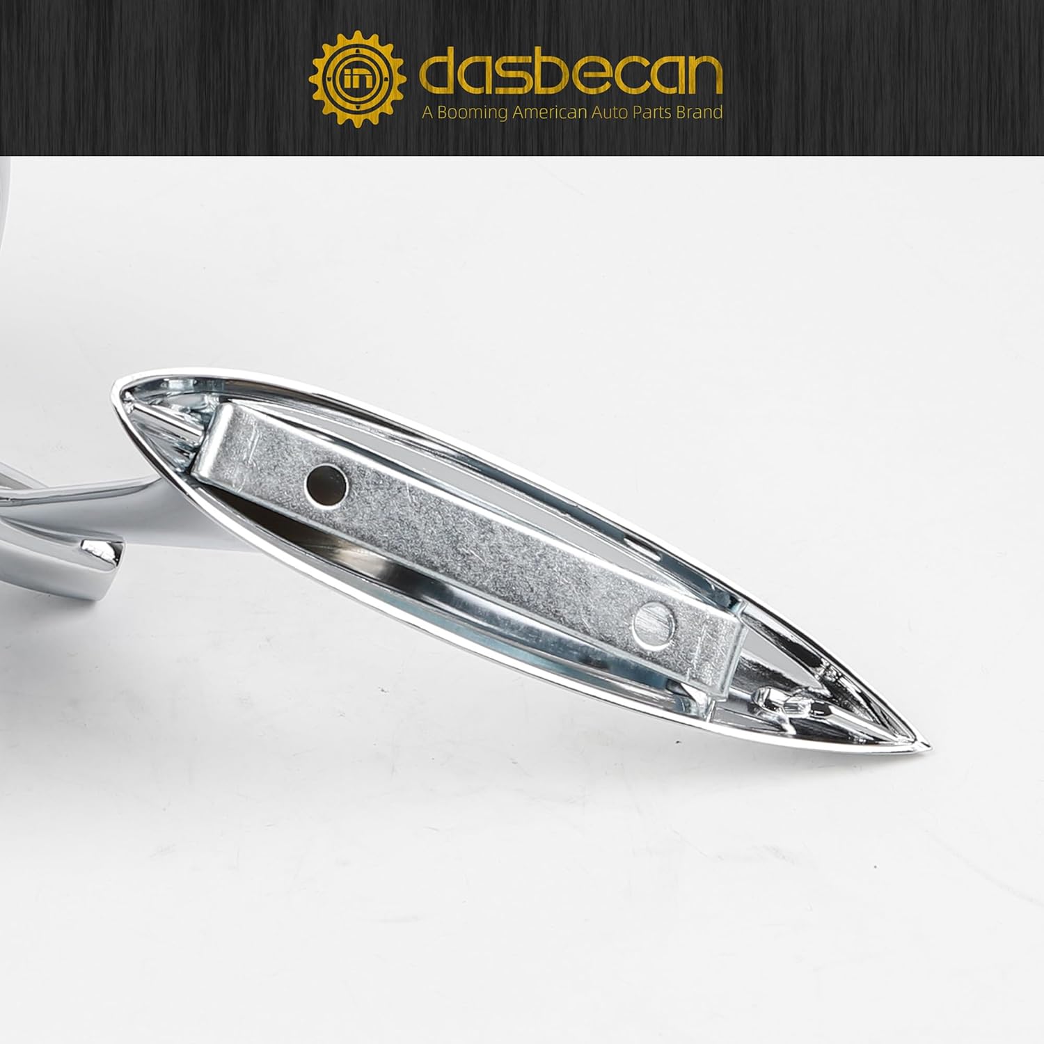 Dasbecan Round Bowtie Outside Rearview Mirrors Ribbed Base Compatible With 1963 1964 1965 Chevy Chevelle El Camino Impala Corvair Impala Nova Replaces# 654394765672