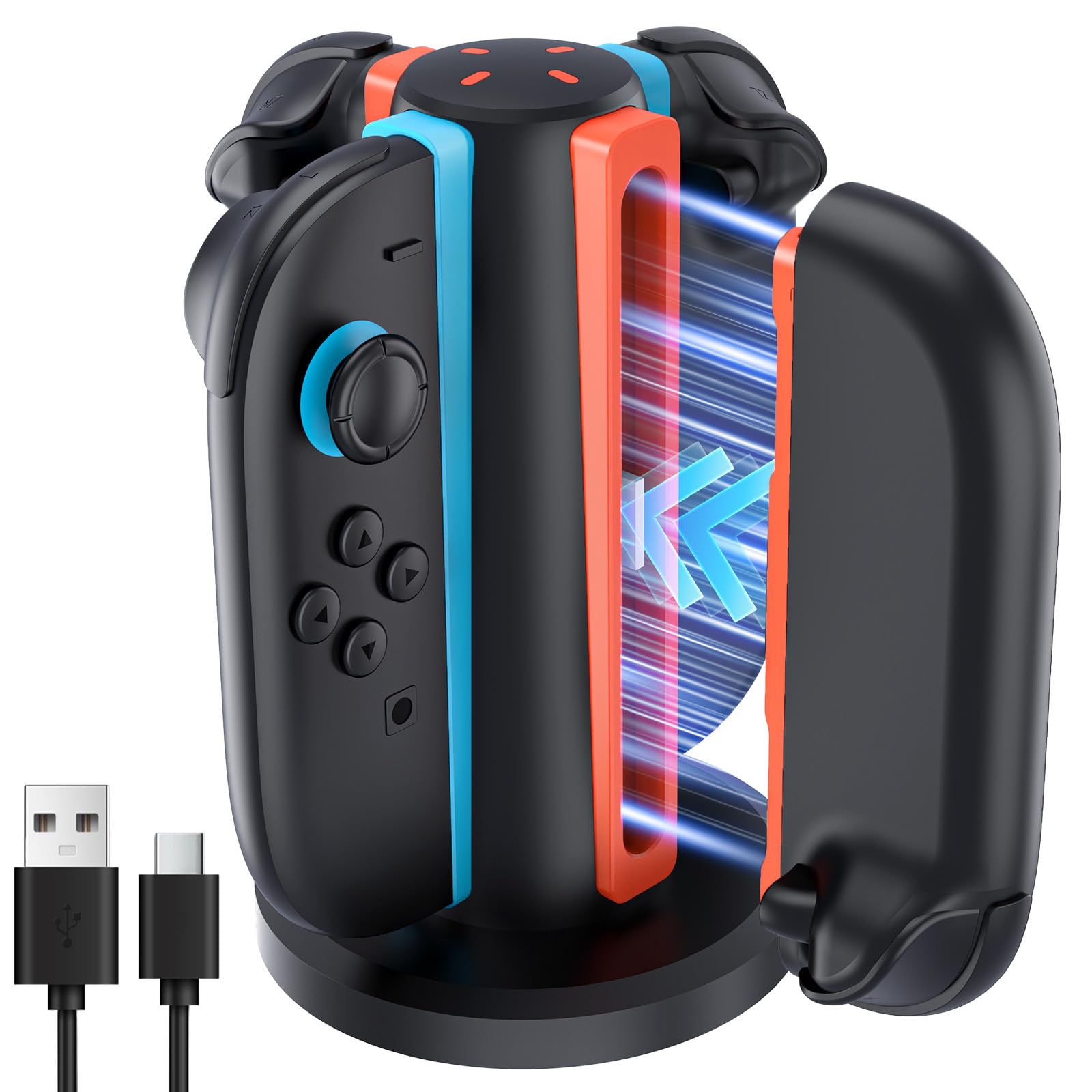 Amazon.com: AceGamer 4-In-1 Charging Dock for Nintendo Switch 2