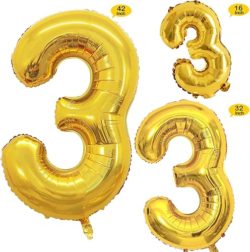 Miniatura 295 de GOER Globos con el número 40 para decoraciones de fiesta de cumpleaños número 40, globos de helio de aluminio jumbo de 42 pulgadas para 40