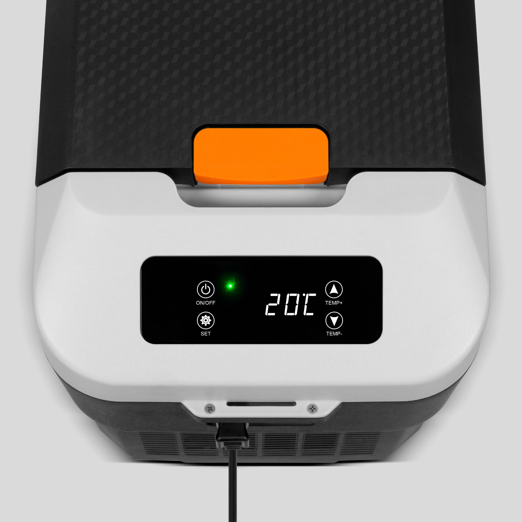 Teesa Frigorifero turistico professionale con funzione di congelamento ~-22°C Capacità a due scomparti 25L CC 12/24V AC 230V Pannello di controllo tattile LED TSA5007