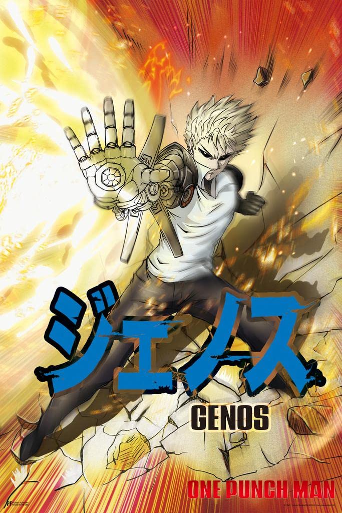 Amazon.com: One Punch Man Genos Japanese Superhero Manga