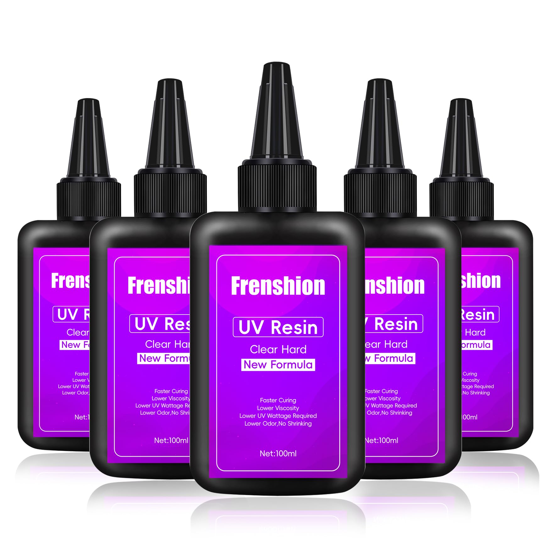 500 g Upgrade Resina UV dura trasparente e inodore, non si restringe, si indurisce rapidamente, adatto per fai da te casa professionale stampaggio e rivestimento