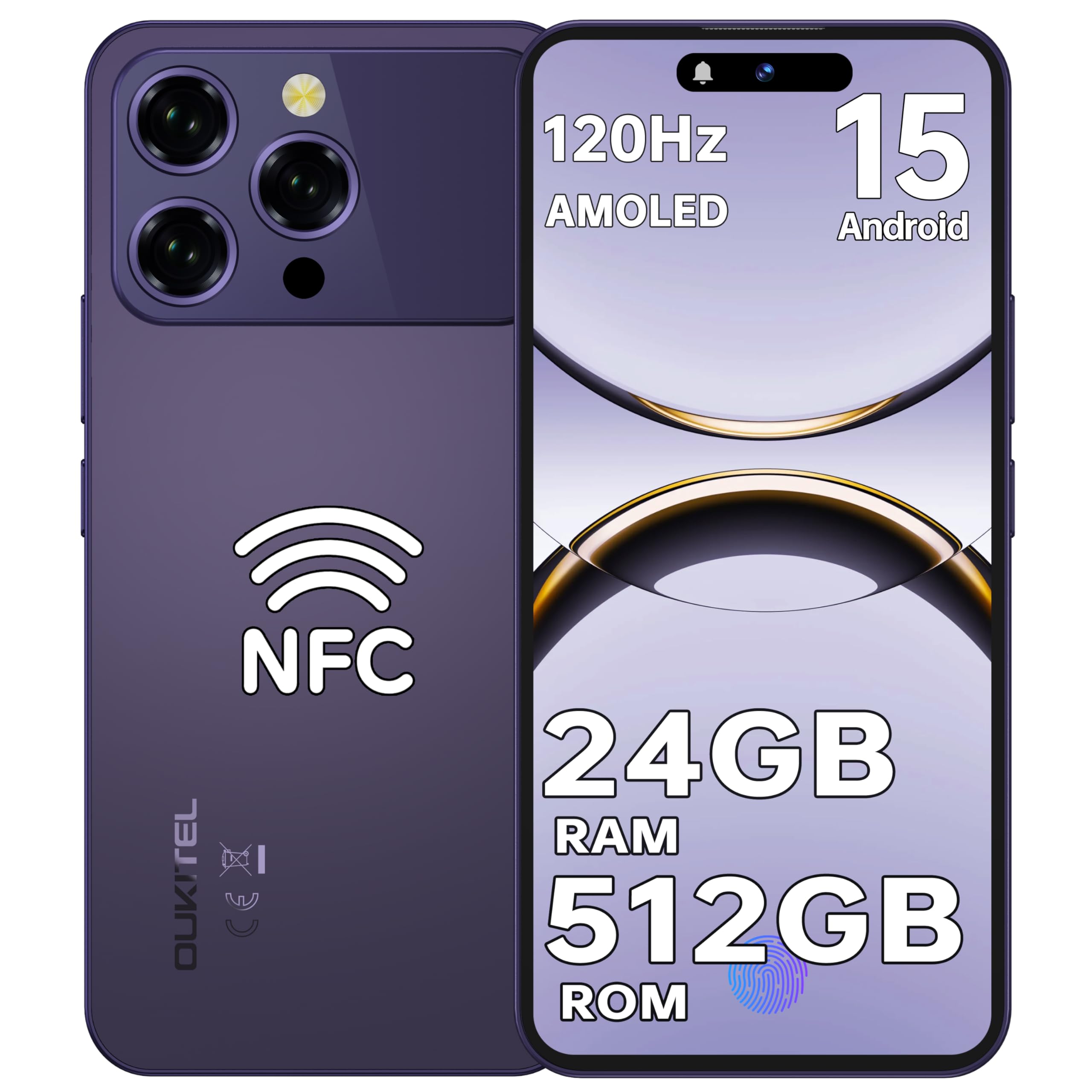 OUKITEL P1 Pro スマートフォン 本体 Amazon | OUKITEL P1 PRO SIMフリー スマートフォン 24GB RAM+512GB