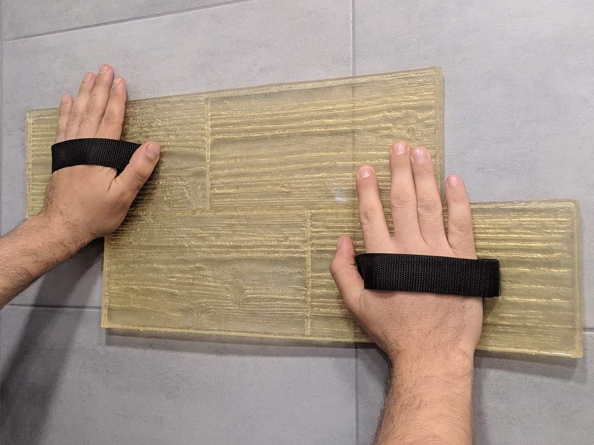 Concrete texture stamp POLYURETHANE mat printing on cement Board WOODEN PLANK